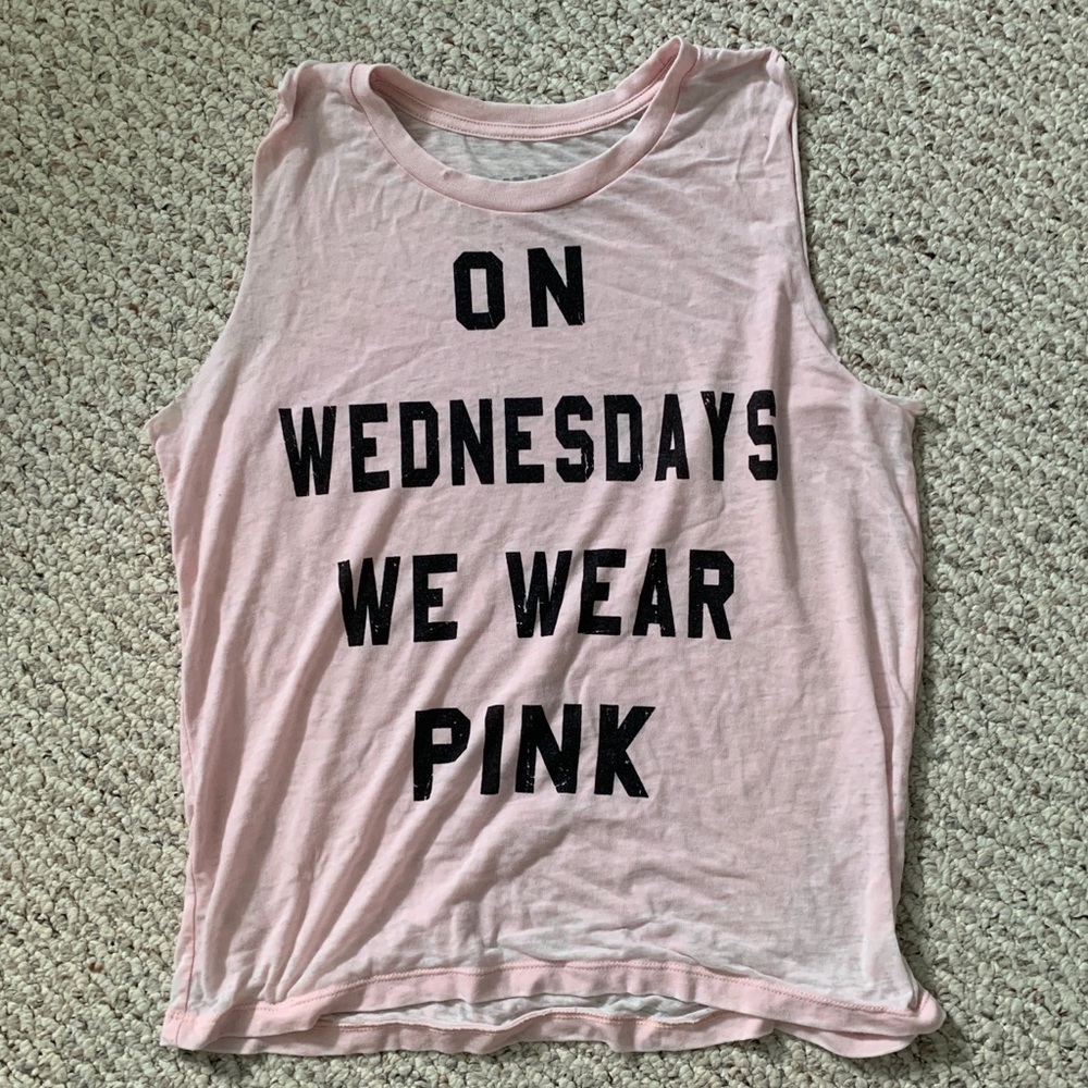 MEAN GIRLS On Wednesdays we wear pink tank